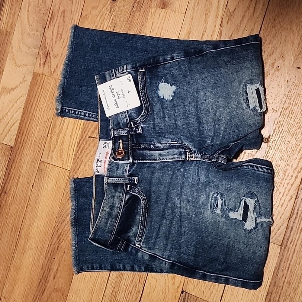Abercrombie Girls High Rise Ankle Jeans